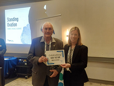 Attendees at Peace Region Standing ovation event