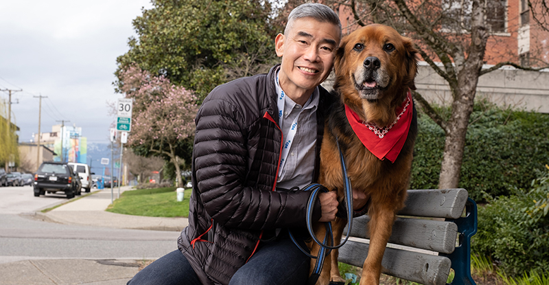 Vancouver CPA shares his time—and his wonder dog—with those in need