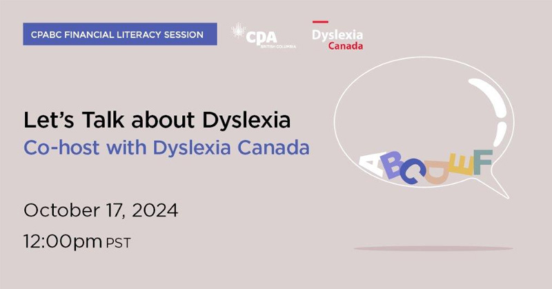 Let's Talk About Dyslexia